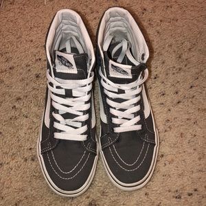 Grey vans sk8-hi